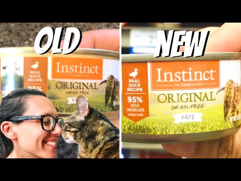 Instinct wet cat food new vs old formula