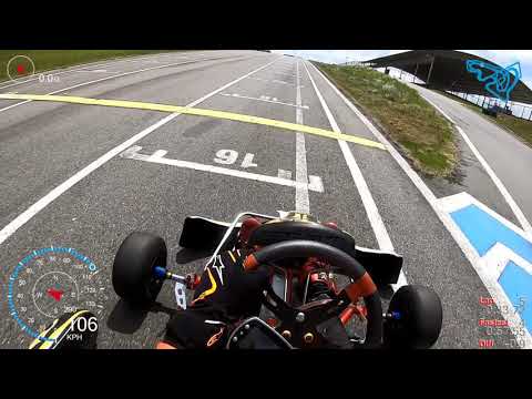 Treino de kart 125 cc, motor KTT no Circuito Paladino.