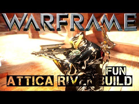 Warframe Attica Riven Fun Build - The Machine Gun Crossbow