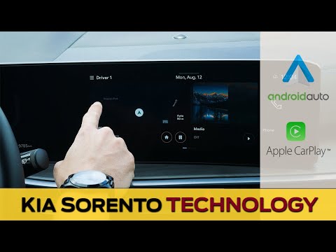 Media Screen in the 2024-2025 Kia Sorento | Apple CarPlay, Android Auto Navigation, and more!
