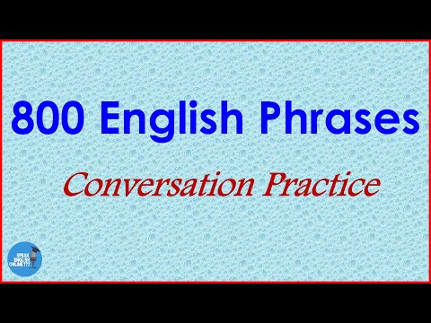 English Conversation Practice - 800 Common English Expressions