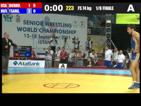 74kg - Jordan Borroughs (USA) vs Denis Tsargush (RUS) 2011 world championship