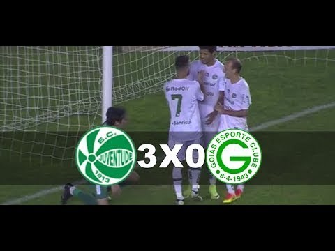 Juventude 3 x 0 Goiás - Gols & Melhores Momentos - (COMPLETO) - Brasileiro Série B 2017