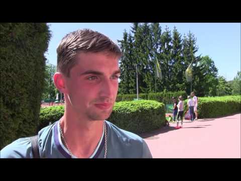 Martin Tříška po výhře v prvním kole kvalifikace na turnaji Futures v Jablonci nad Nisou 2017