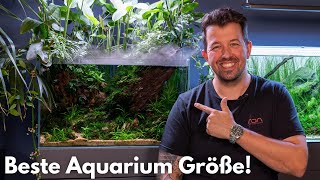 Perfekte Aquarium Größe für Aquascaping Anfänger!