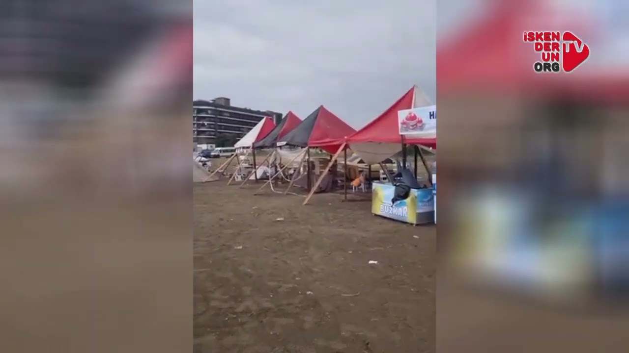 Arsuz’da Gece Fırtınası Gastro Fest Alanını Vurdu!