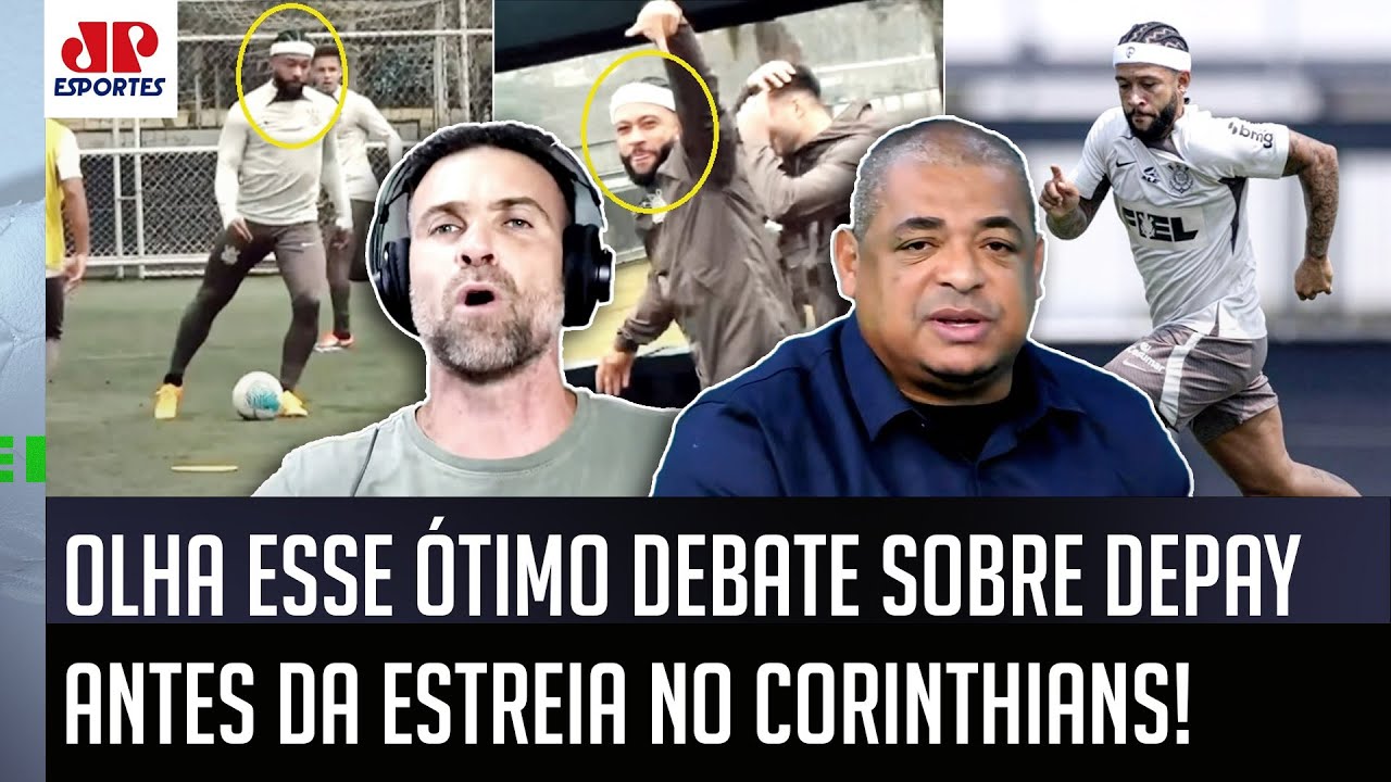 "O Memphis Depay NÃO É BOBO, cara! TÁ MUITO CLARO que ele..." OLHA ESSE DEBATE sobre o Corinthians!