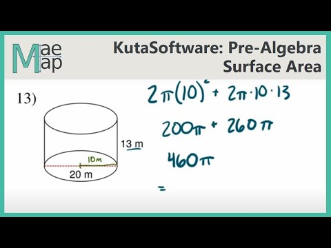 Kutasoftware Prealgebra Surface Area