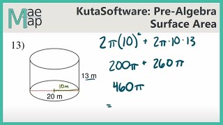 KutaSoftware: PreAlgebra- Surface Area