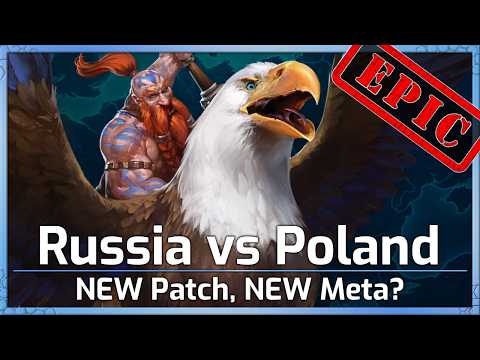 EPIC! NEW PATCH! Russia vs Poland - Nations Cup Groups - Heroes of the Storm