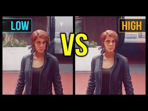 Control | PC Graphics Comparison - LOW vs HIGH