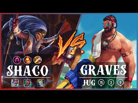 SHACO vs GRAVES (JUNGLE) - 15/3/5 - Shaco Montage