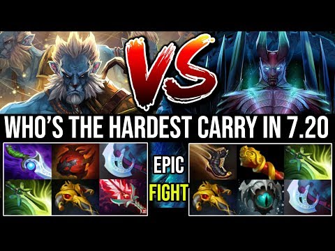 Battle of the Hardest Carry [Terrorblade] Vs [Phantom Lancer] NonStop Fighting 6Items Battle Dota 2