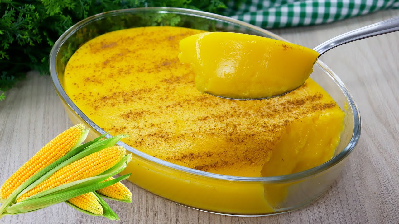 O VERDADEIRO CURAU DE MILHO DA ROÇA COM 3 INGREDIENTES