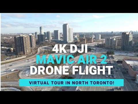 4K DRONE FLIGHT VIRTUAL TOUR IN NORTH TORONTO