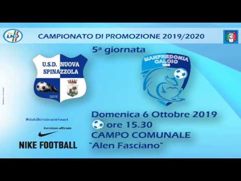 Diretta: Nuova Spinazzola – Manfredonia Calcio