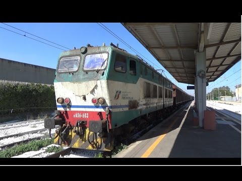 E656.603 sul MRS 55307 Bologna Interporto - Maddaloni Marcianise, in partenza da Pomezia