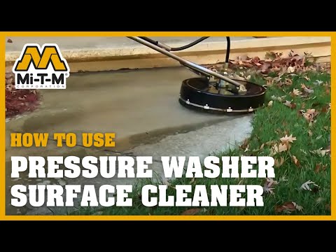 How to Use a Pressure Washer Surface Cleaner
