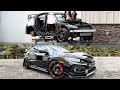Incredible Rebuild of a Totaled Civic Type R in 20 Minutes!