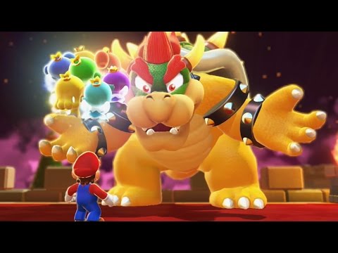 Super Mario 3D World 100% Walkthrough Part 7 - World 7 (All Green Stars & Stamps)