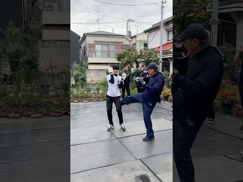 決め打ちガード失敗でローキック被弾するせんどー