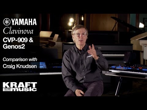 Yamaha Clavinova CVP-909 and Genos2 - Comparison with Craig Knudsen