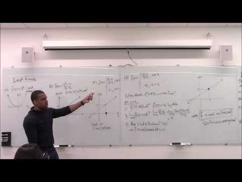 Math 1203-R03 Lecture 7 - More on Continuity and Attacking the Rate Problem