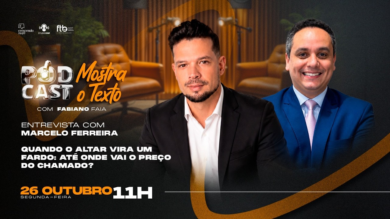 QUANDO O ALTAR VIRA UM FARDO! PR.FABIANO FAIA, PR. MARCELO FERREIRA - 26.10.26 (AO VIVO)