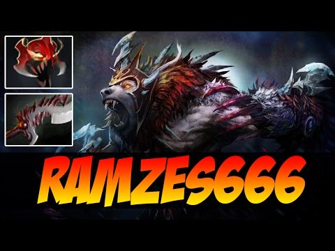 RAMZES666 Plays Ursa WITH MASK OF MADNESS - 8800 MMR - Dota 2