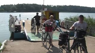 Wierzba ropeferry, Masurian lakes, Poland