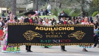 preview picture of video 'Aguiluchos Marching Band - Pasadena Rose Parade 2013 HD'