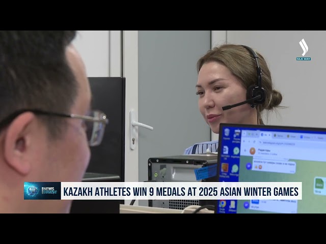 Kazakh athletes win 9 medals at 2025 Asian Winter Games