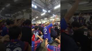 国立競技場でみんなと一緒にアレやってます！！ #football #soccer