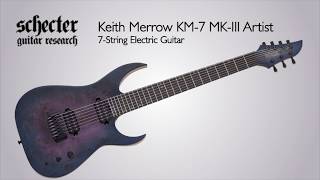 Video thumbnail for Schecter Electric Guitar Keith Merrow KM-7 Strings MK-III Artist - Blue Crimson by Sadek Music Shop