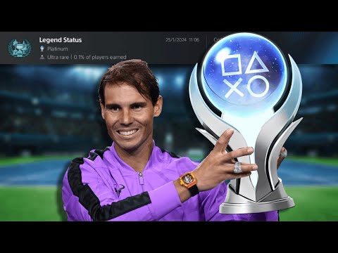 I Platinum'd BOTH AO Tennis Games!