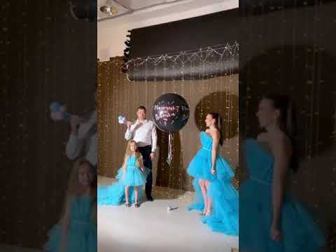 Gender reveal party 💙❤️ #genderreveal #shorts