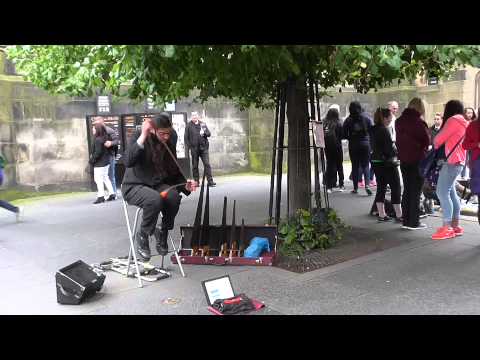 Edgar Guerreiro "The Saw Guy" Edinburgh 28th June 2014