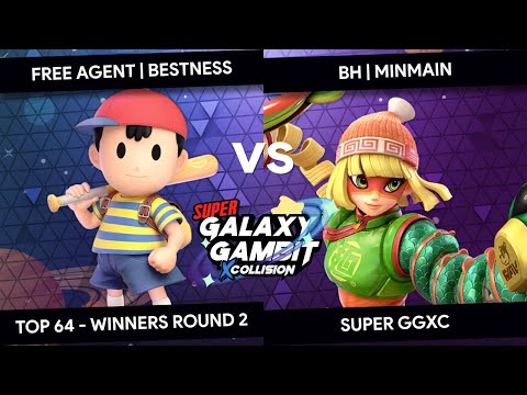 Super GGxC - Free Agent Bestness (Ness) Vs  BH MinMain (Min Min) - Top 64 - Winners Round 2