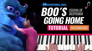 Como tocar &quot;Boo´s going home&quot;(Randy Newman - Monsters Inc.) - Piano tutorial y partitura