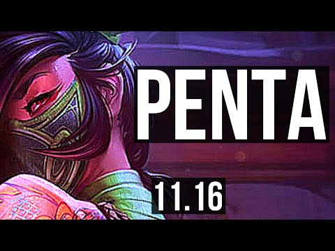 AKALI vs IRELIA (TOP) | Penta, Legendary, 24/5/11, 400+ games | EUW Master | v11.16