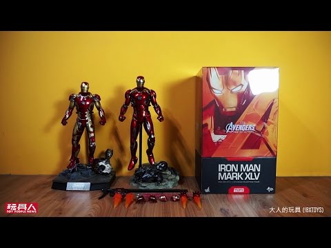 HOT TOYS MMS300 D11 復仇者聯盟2：奧創紀元 Mark XLV mk45 開箱
