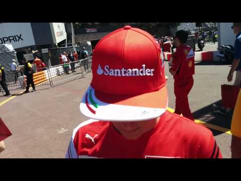 Kimi Raikkonen with fans Monaco 2014 - Kimi You are the best