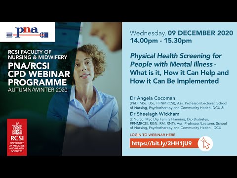 Physical Health Screening for People with Mental Illness - The PNA - The Psychiatric Nurses Association of Ireland