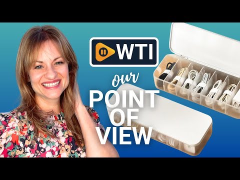 2 Pcs Cable Organizer Storage Box with 14 Wire Ties - WTI product video review