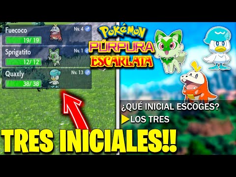 *LOCURA* Como tener LOS TRES INICIALES desde EL PRINCIPIO en Pokémon Escarlata y Púrpura - pachi66