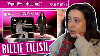 Billie Eilish, FINNEAS - What Was I Made For? Oscars 2024 | Vocal Coach Reaction (& Analysis)