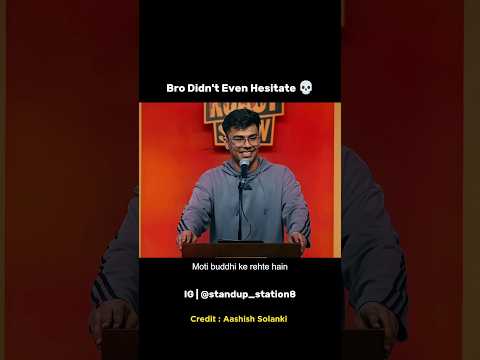 Madhur Virli's Dark Joke 💀 | Aashish Solanki | #shorts