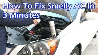 How to Fix Smelly AC in Your Car Like the Pro in 3 Minutes