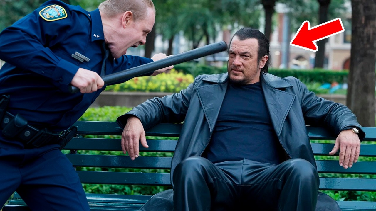 Cop Hits Steven Seagal with a Baton, but a Second Later He’s the One on the Ground