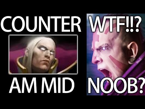 How to Counter Invoker with AM Mid Gameplay by Miracle Dota 2 7.04
